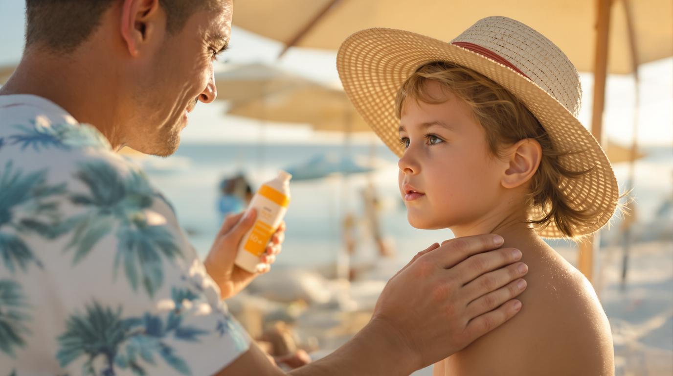 Attention : ces 5 signes invisibles révèlent un coup de soleil chez votre enfant selon la HAS
