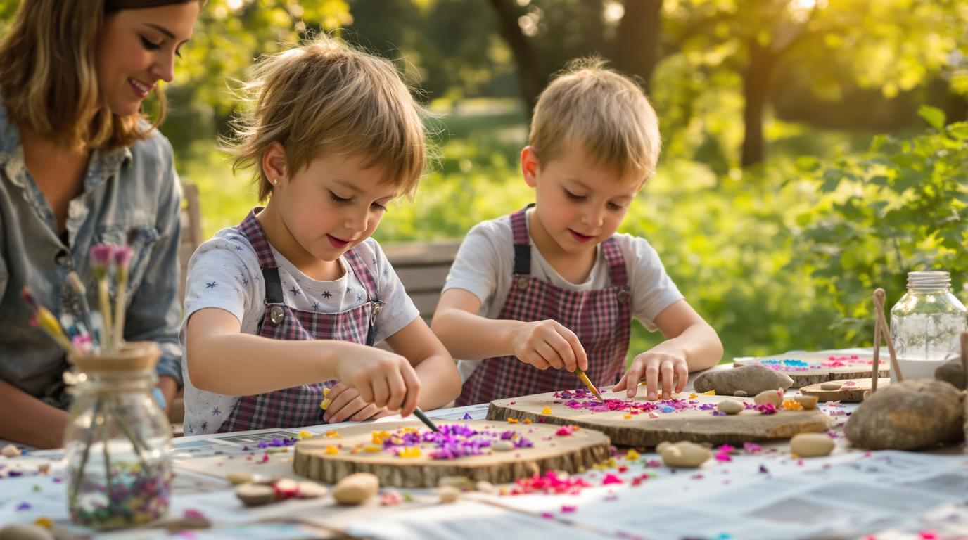 Cette artiste-maman révèle l&rsquo;activité qui booste la créativité des 6-10 ans